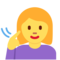 Deaf Woman emoji on Twitter